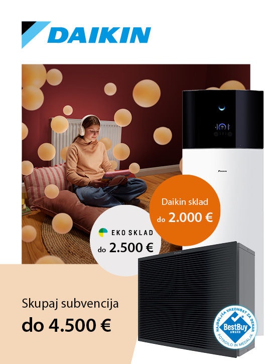 Celotna družina izdelkov Daikin