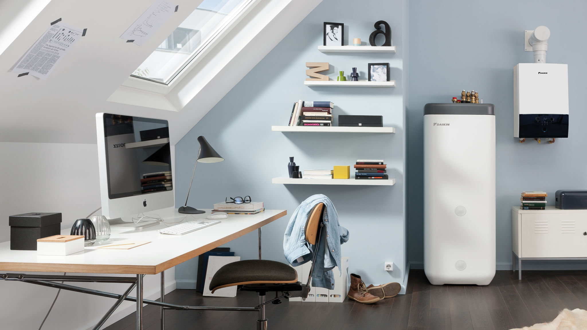 Bojler Daikin, vgrajen v skupno spalnico