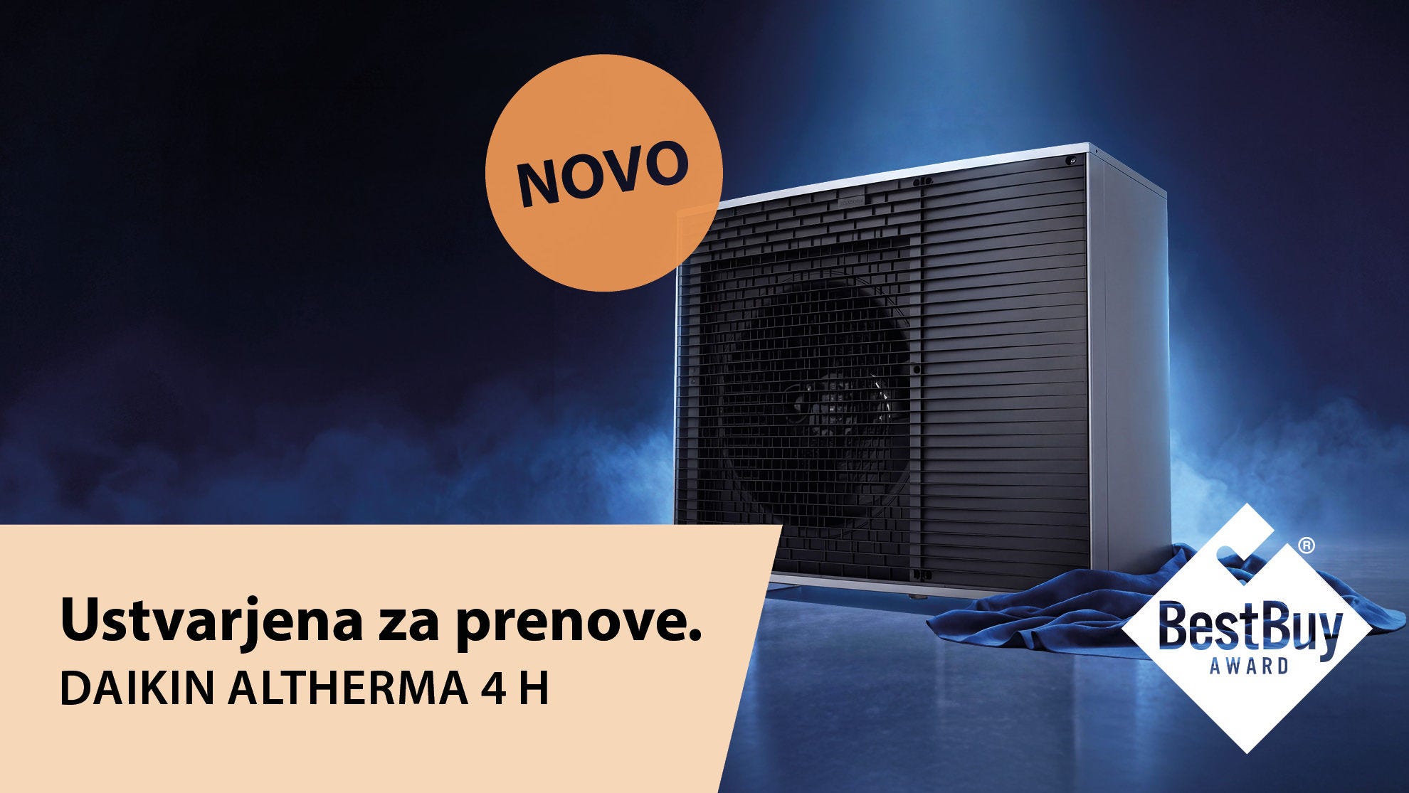 Zunanja enota vgrajenega sistema Daikin Altherma