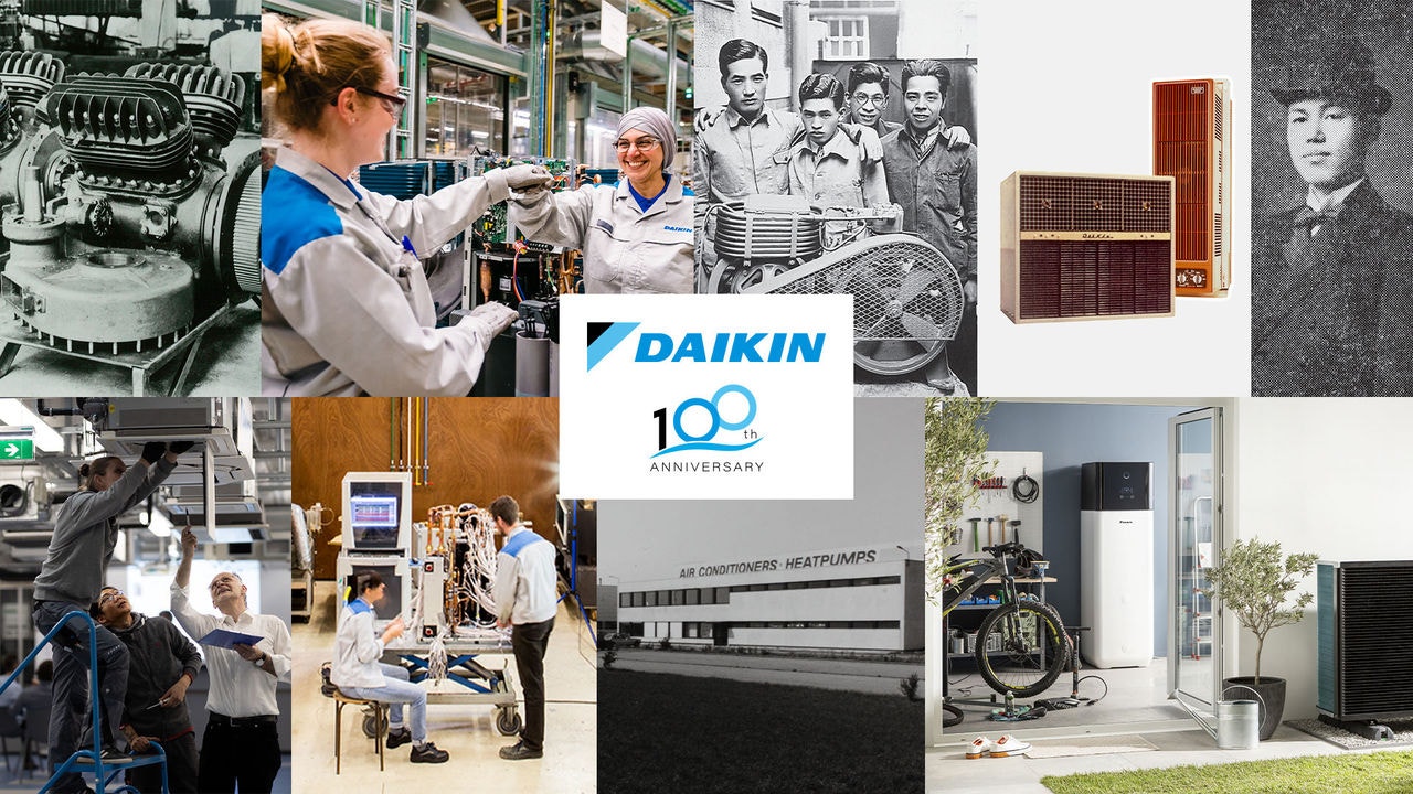 Skupina Daikin praznuje 100 let