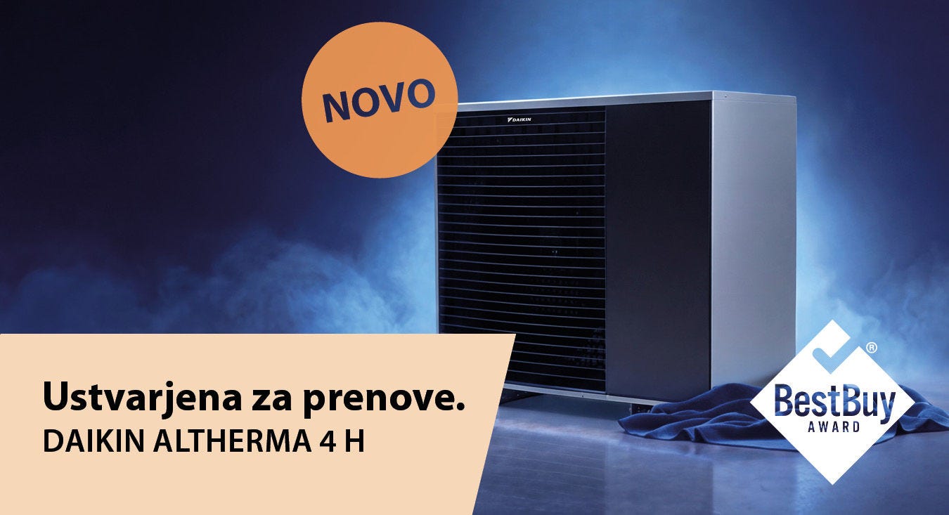 Zunanja enota vgrajenega sistema Daikin Altherma